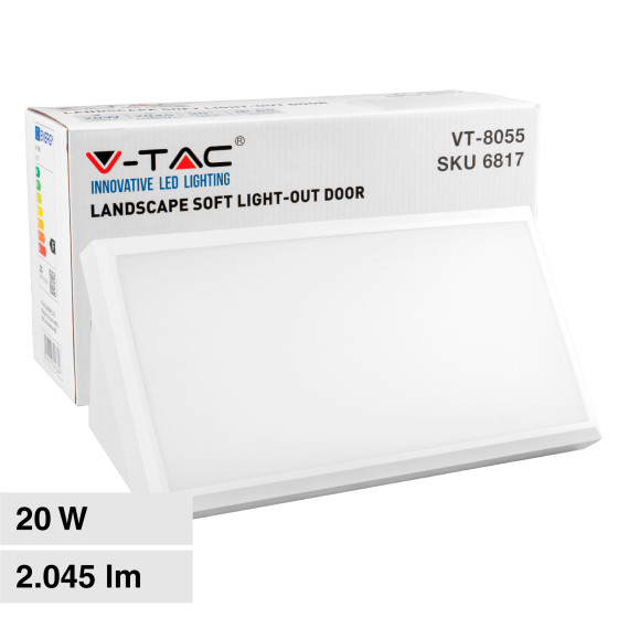 V-Tac VT-8055 Lampada LED da Muro 20W Wall Light SMD Applique V-Tac VT-8055 Lampada LED da Muro 20W Wall Light SMD Applique