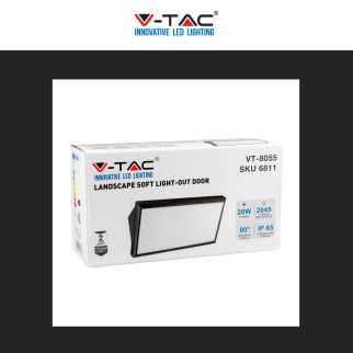 V-Tac VT-8055 Lampada LED da Muro 20W Wall Light SMD Applique