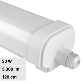 Life Tubo LED Plafoniera 30W Lampadina SMD IP65 120cm - mod.