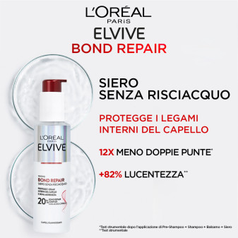 L'Oréal Paris Elvive Bond Repair Siero Per Capelli Danneggiati - Flacone da 150ml