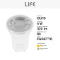 Immagine 4 - Life Lampadina LED GU10 4W Faretto Spotlight MR11 SMD - mod. 39.915017C / 39.915017N