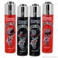 Clipper Micro Fantasia Skulls &amp; Poker - 4 Accendini [TERMINATO]