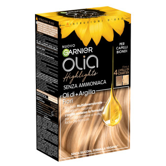 Garnier Olia Highlights Trattamento Decolorante per Capelli Biondi Senza...