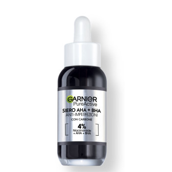 Siero Anti-Imperfezioni PureActive AHA BHA Carbone Garnier