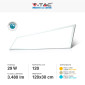 Immagine 2 - V-Tac VT-12031 6 Pannelli LED 120x30 29W SMD con Driver - SKU 6256 / 6257 / 6258 [TERMINATO]