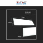 Immagine 7 - V-Tac VT-12031 6 Pannelli LED 120x30 29W SMD con Driver - SKU 6256 / 6257 / 6258 [TERMINATO]