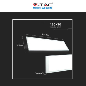 V-Tac VT-12031 6 Pannelli LED 120x30 29W SMD con Driver