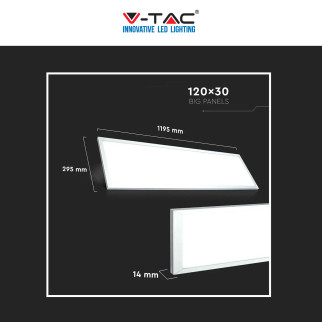 V-Tac VT-12031 6 Pannelli LED 120x30 29W SMD con Driver