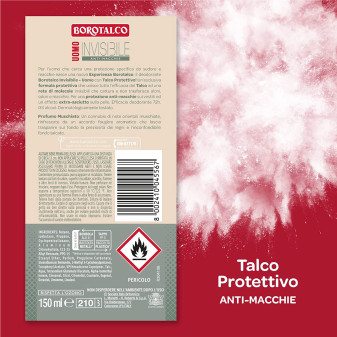 Invisibile Uomo Deodorante Deo Spray 72h 150ml Borotalco