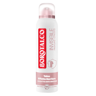 Borotalco Invisibile Deodorante Deo Spray 48h con Talco Effetto Barriera 0%...