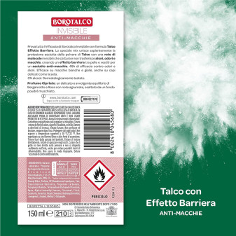 Borotalco Invisibile Spray 48h 0% Alcol Profumo Cipriato