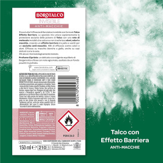 Borotalco Invisibile Spray 48h 0% Alcol Profumo Cipriato