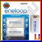 Sanyo Eneloop Converters Adattatori Da Stilo (AA) a Mezzatorcia (C) - Blister 2 Pezzi [TERMINATO]