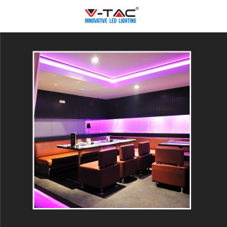 VT-5050 Kit Striscia LED 54W Flessibile RGB 12V 5m V-Tac