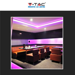 VT-5050 Kit Striscia LED 54W Flessibile RGB 12V 5m V-Tac