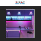Immagine 5 - V-Tac VT-5050 Kit Striscia LED Flessibile 54W SMD RGB 12V con Telecomando Controller Alimentatore - 5m - SKU 2558 [TERMINATO]