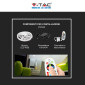 Immagine 6 - V-Tac VT-5050 Kit Striscia LED Flessibile 54W SMD RGB 12V con Telecomando Controller Alimentatore - 5m - SKU 2558 [TERMINATO]
