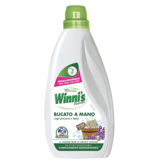 Detersivo Liquido Bucato a Mano con Sapone di Aleppo Winni's Detersivo Liquido Bucato a Mano con Sapone di Aleppo Winni's