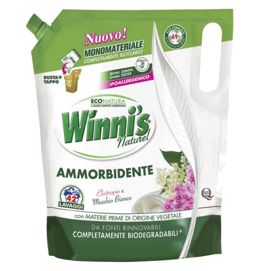 Ammorbidente Eliotropio e Muschio Bianco Winni's Naturel Ammorbidente Eliotropio e Muschio Bianco Winni's Naturel