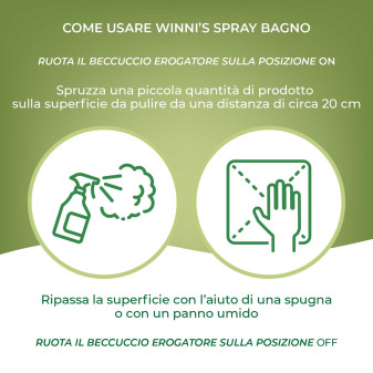 Spray Detergente Bagno Senza Risciacquo Winni's Naturel