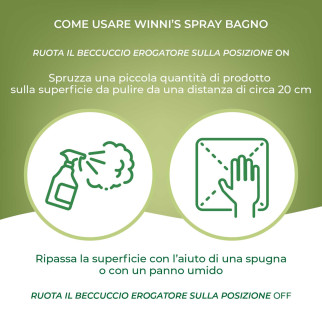 Spray Detergente Bagno Senza Risciacquo Winni's Naturel