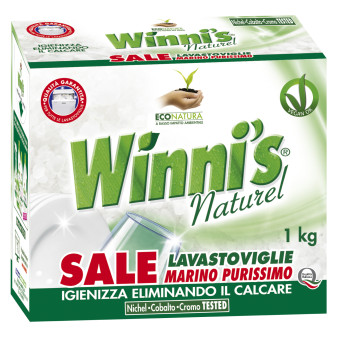 Winni's Naturel Sale Marino Purissimo per Lavastoviglie - Confezione da 1Kg