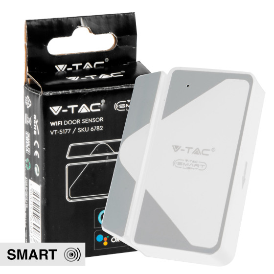 VT-5177 Sensore Porta Wi-Fi Colore Bianco V-Tac Smart VT-5177 Sensore Porta Wi-Fi Colore Bianco V-Tac Smart