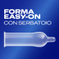 Immagine 4 - Preservativi Durex Settebello Classico con Forma Easy On - Confezione da 12 Profilattici