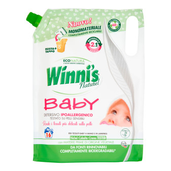 Winni's Naturel Baby 2in1 Detersivo e Ammorbidente Ipoallergenico per...