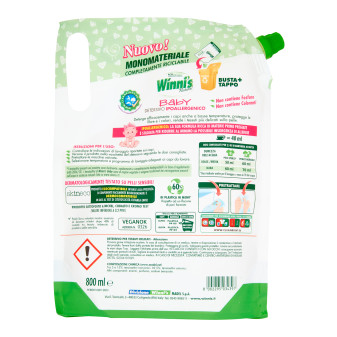 Detersivo e Ammorbidente Baby Ipoallergenico Winni's Naturel