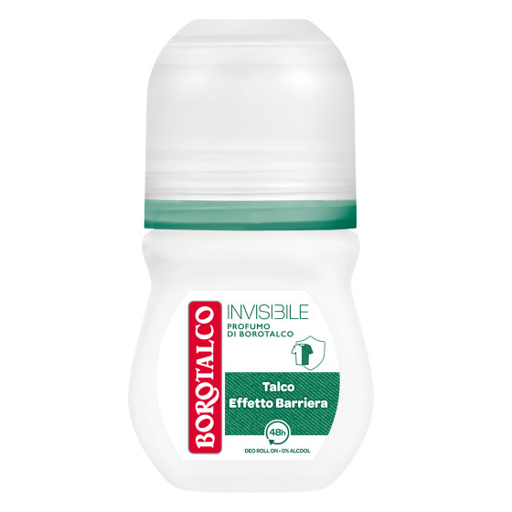 Deo Roll On Invisibile 48h Talco Effetto Barriera Borotalco Deo Roll On Invisibile 48h Talco Effetto Barriera Borotalco