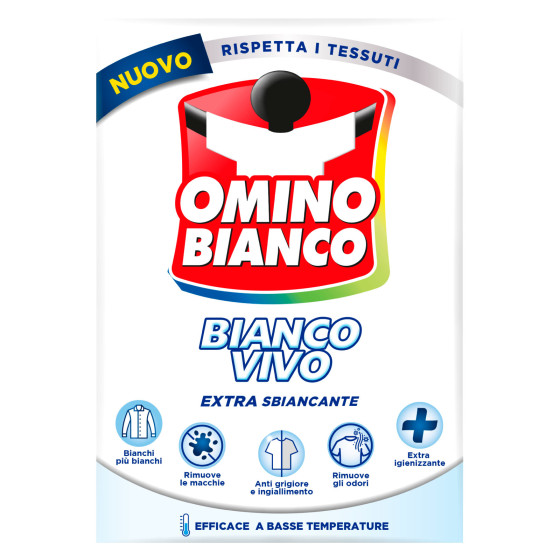 Additivo in Polvere Bianco Vivo Extra Sbiancante OminoBianco Additivo in Polvere Bianco Vivo Extra Sbiancante OminoBianco