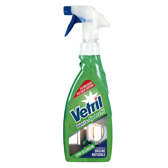 Vetri e Specchi Detergente Spray Zero Allergeni Vetril Vetri e Specchi Detergente Spray Zero Allergeni Vetril