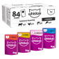 Whiskas Selezione Assortita in Gelatina Cibo per Gatti Adulti Gusto Manzo Pollo Salmone Tonno - 84 Bustine da 85g