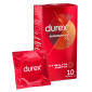 Preservativi Durex Supersottile XL Extra Large con Forma Easy On - Confezione da 10 Profilattici