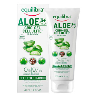 Crio-Gel Cellulite Effetto Ghiaccio con Aloe Vera - 200ml Equilibra