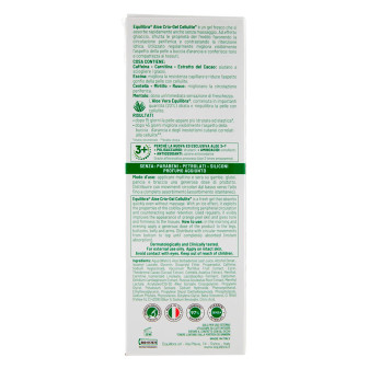 Crio-Gel Cellulite Effetto Ghiaccio con Aloe Vera - 200ml Equilibra
