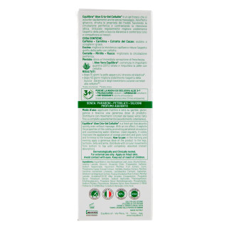 Crio-Gel Cellulite Effetto Ghiaccio con Aloe Vera - 200ml Equilibra