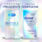 Immagine 7 - Preservativi Durex Invisible Extra Sottile con Forma Classica - Confezione da 10 Profilattici