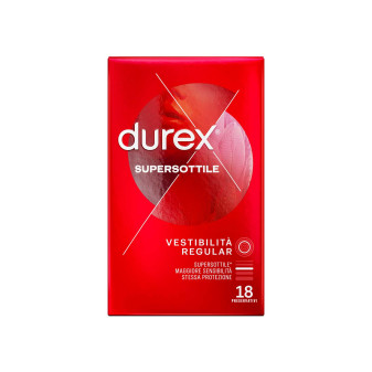 Preservativi Durex Supersottile Alta Sensibilità da 18