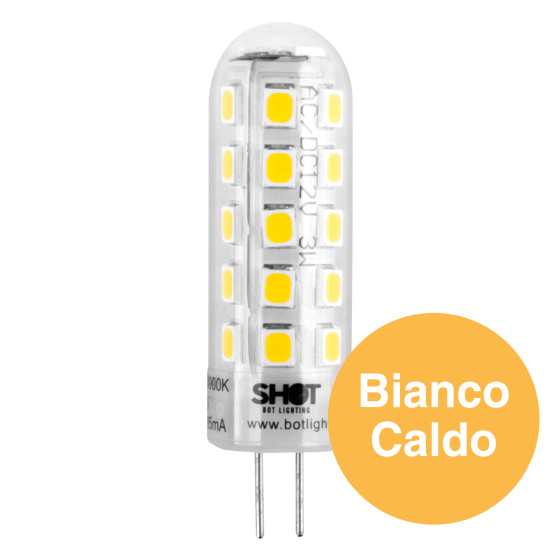 Lampadina LED Bispina G4 2.5W SMD Vetro Bot Lighting Shot Lampadina LED Bispina G4 2.5W SMD Vetro Bot Lighting Shot
