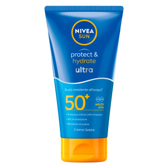 Nivea Sun Crema Solare Protect & Hydrate Ultra SPF 50+ Protezione Molto Alta...
