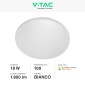Immagine 2 - V-Tac Gallery VT-8418 Plafoniera LED Rotonda 18W SMD Changing Color CCT 3in1 con Driver - SKU 217605