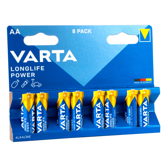 LongLife Power Batterie AA LR6 Stilo Mignon 1.5V Varta LongLife Power Batterie AA LR6 Stilo Mignon 1.5V Varta