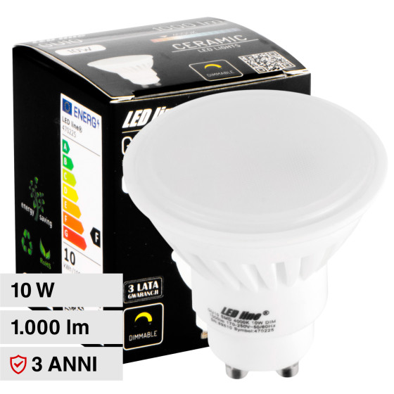 V-TAC LED GU10 Bulb 6.5W 3000K Warm White 192 VT-247 - K Lighting