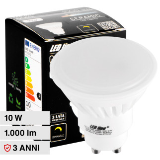 Lampadina LED GU10 10W Faretto SMD Dimmerabile LED Line