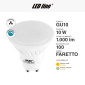 Immagine 4 - LED Line Lampadina LED GU10 10W Faretto Spotlight SMD Dimmerabile in Ceramica - mod. 470218 / 470225