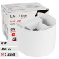 LED Line Lite Lampada LED da Muro 6W Wall Light SMD Applique IP54 con Doppio LED Colore Bianco - mod. 475527 / 475558