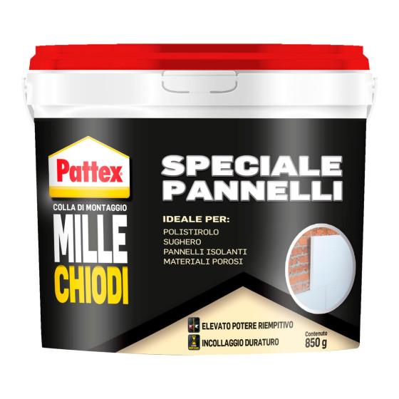 Pattex Millechiodi Speciale Pannelli 850g