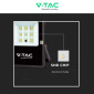 Immagine 10 - V-Tac VT-55050 Faro LED Floodlight 6W IP65 con Pannello Solare e Telecomando Colore Nero - SKU 6965 / 6964